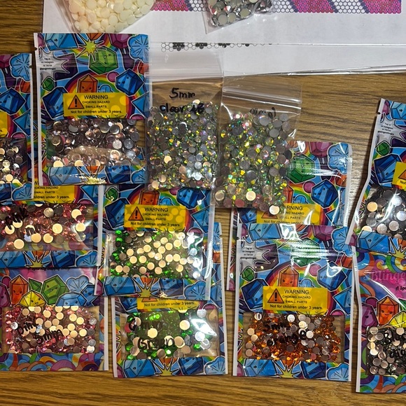 Colorful Rhinestone Craft Set - Picture 1 of 13